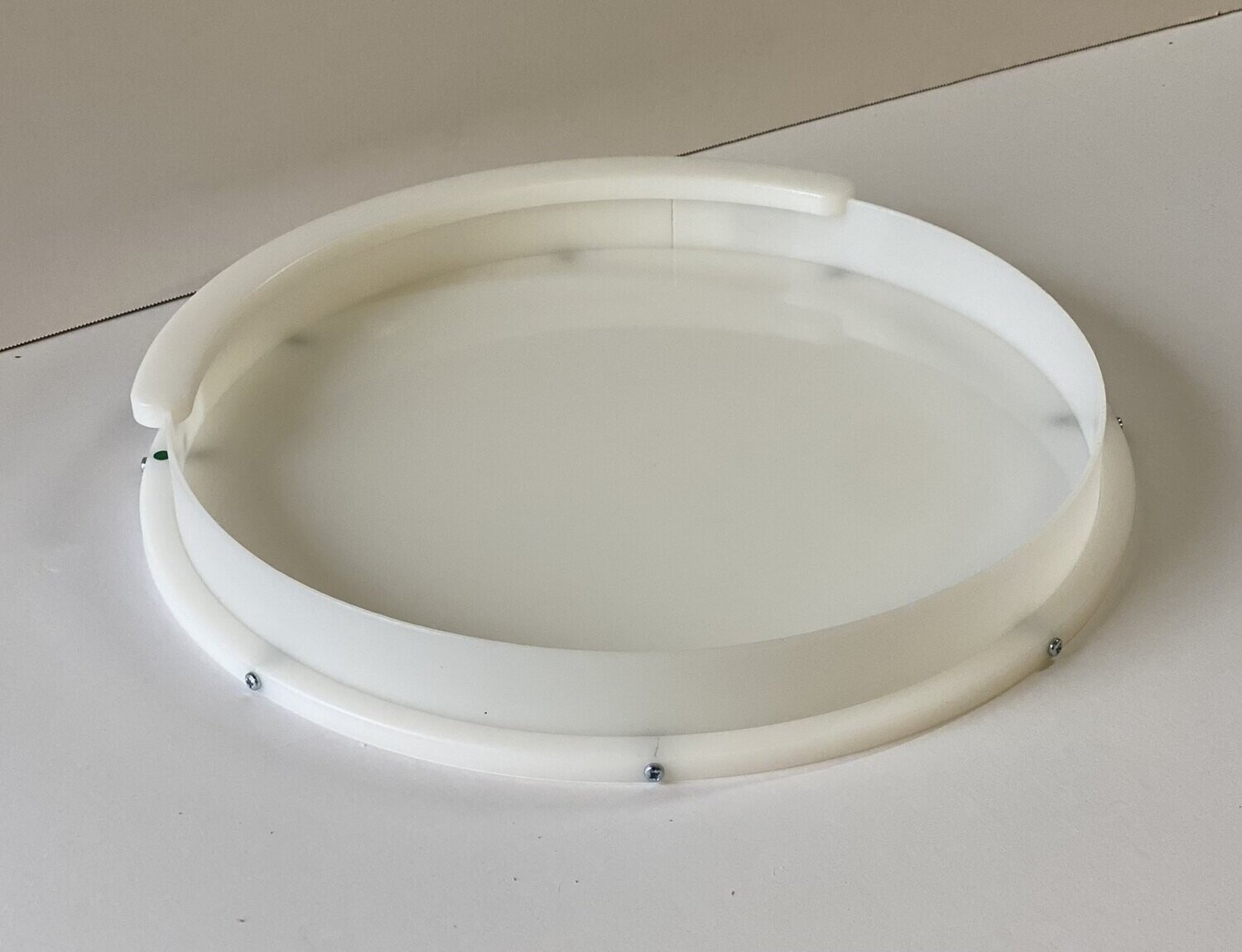 400mm Diameter HDPE Reusable Epoxy Clock/ Round Mould/Mold