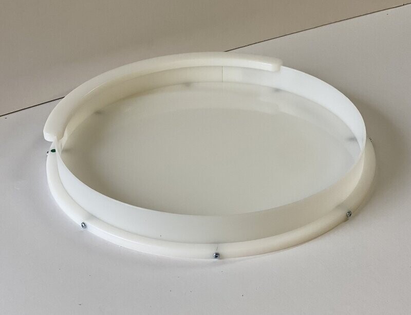 400mm Diameter HDPE Reusable Epoxy Clock/ Round Mould/Mold