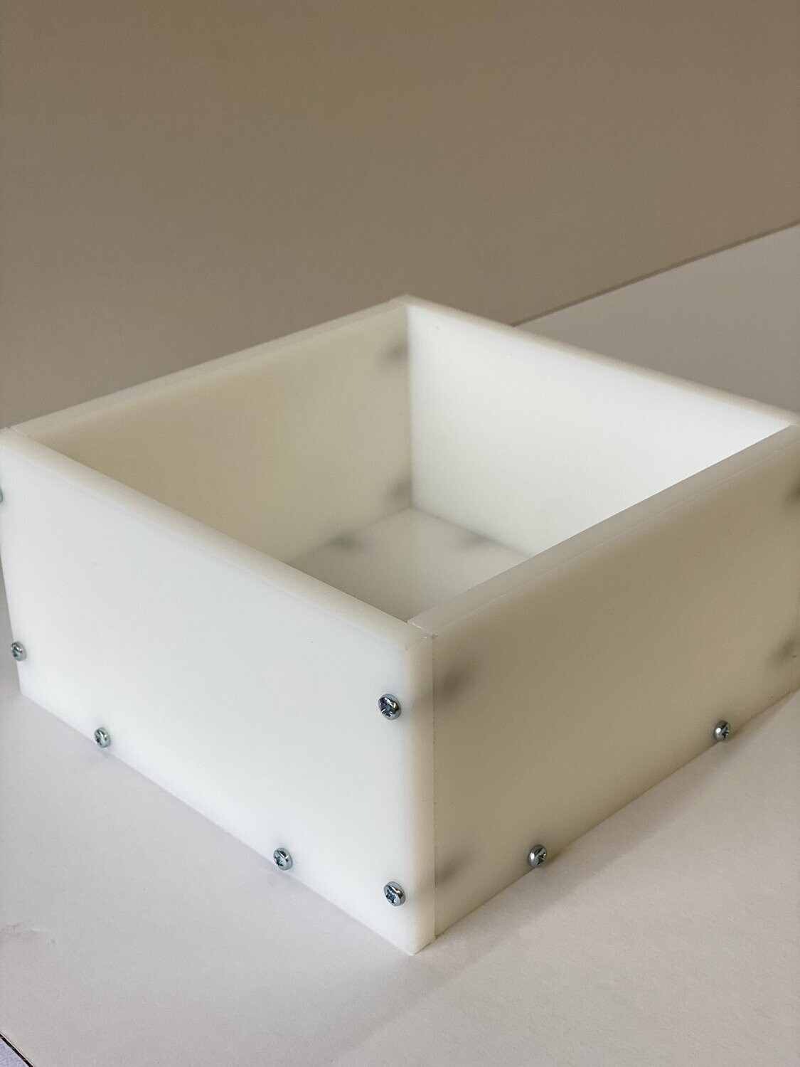 12x12cm HDPE Reusable Epoxy Resin Deep Square Mould/Mold