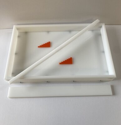 50cmx30cm HDPE Reusable Epoxy Resin Large Bread/serving/charcuterie Board Mould/Mold