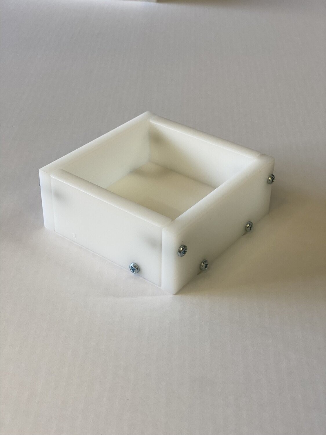10cmx10cm HDPE Reusable Epoxy Resin Mini Tester Project Mould