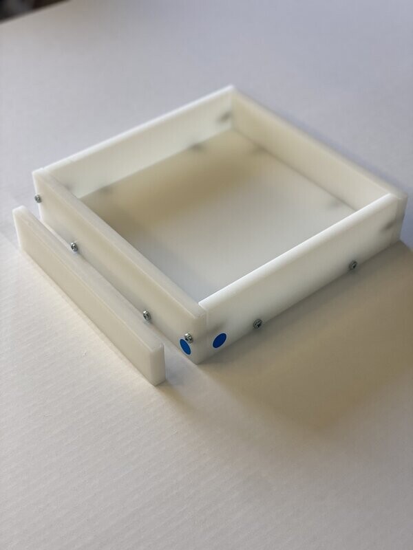 20cmx20cm HDPE Reusable Epoxy Resin Square Mould/Mold