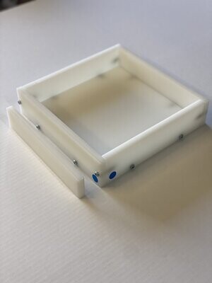 20cmx20cm HDPE Reusable Epoxy Resin Square Mould/Mold 20cmx20cm HDPE Reusable Epoxy Resin Square Mould/Mold
