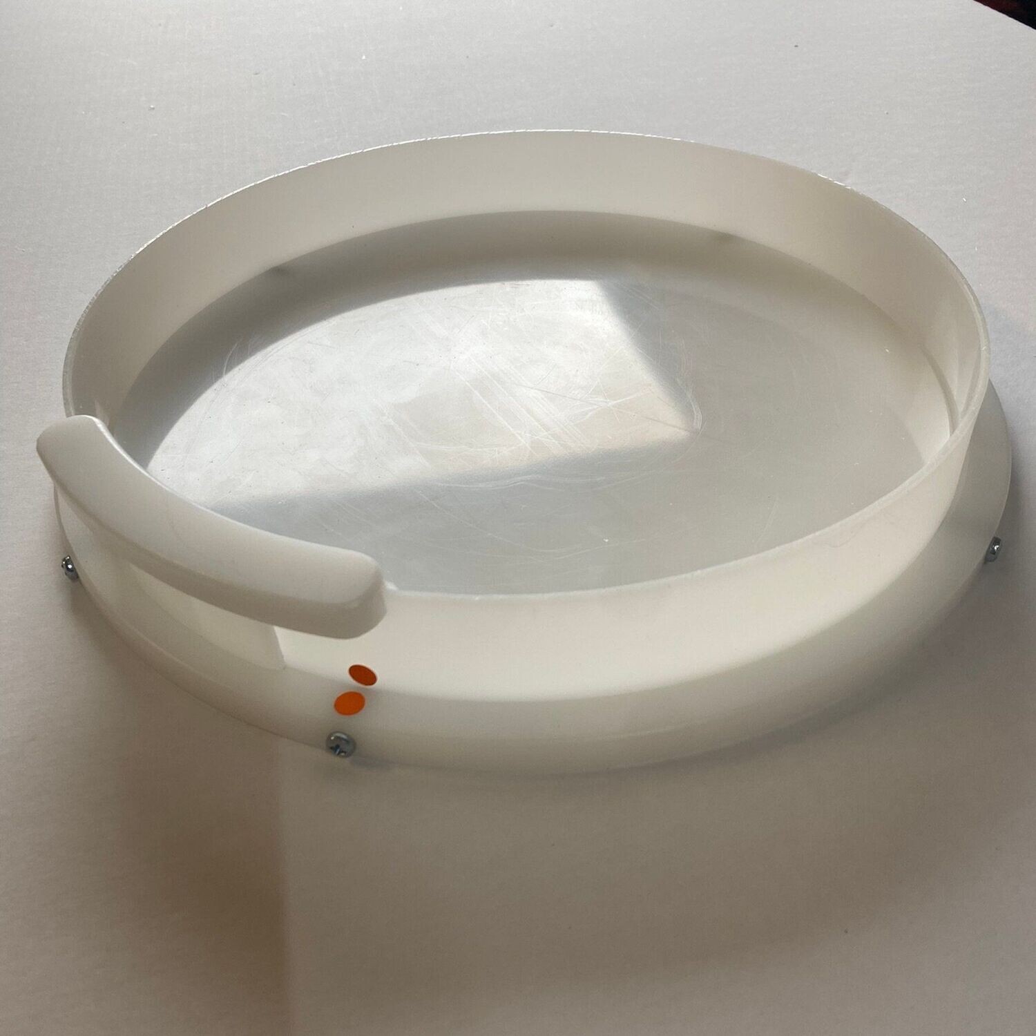 250mm Diameter HDPE Reusable Epoxy Clock/ Round Mould/Mold