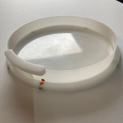 200mm Diameter HDPE Reusable Epoxy Clock/ Round Mould