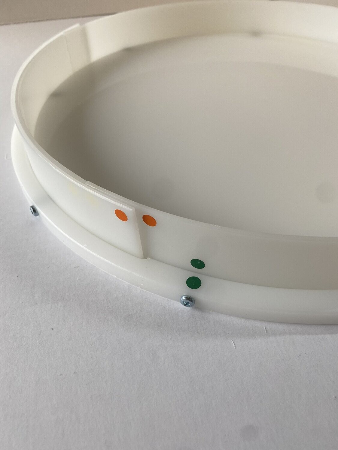 350mm Diameter HDPE Reusable Epoxy Clock/ Round Mould/Mold