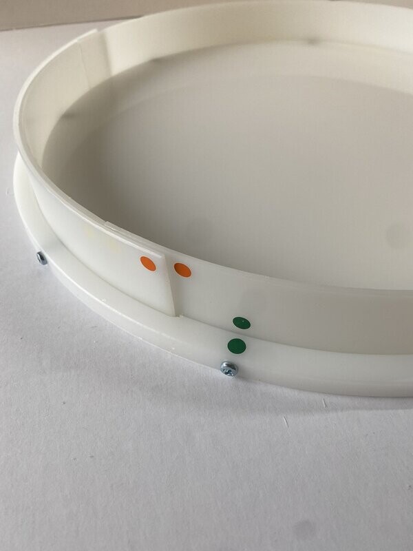 350mm Diameter HDPE Reusable Epoxy Clock/ Round Mould/Mold