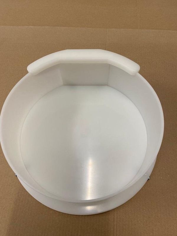 250mm Diameter HDPE Reusable Epoxy Flat Foot Round Mould/Mold - UK