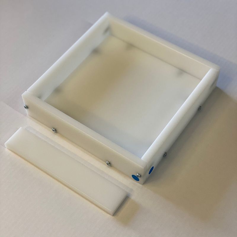 20cmx20cm HDPE Reusable Epoxy Resin Square Mould