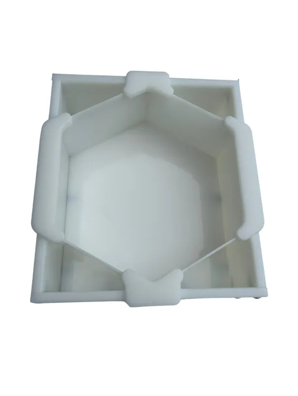 25cm HDPE Reusable Epoxy Resin 6 Sided Hexagon Mould