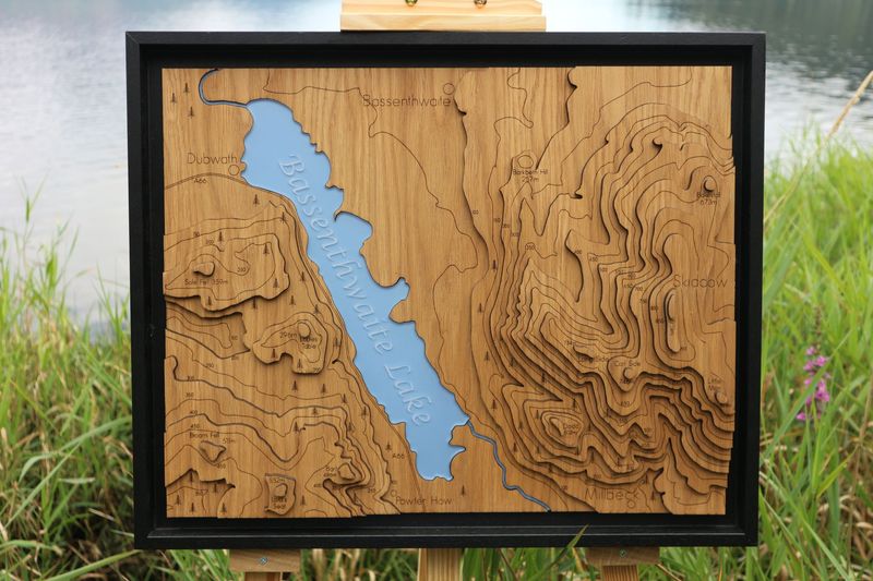 Bassenthwaite Topography Picture