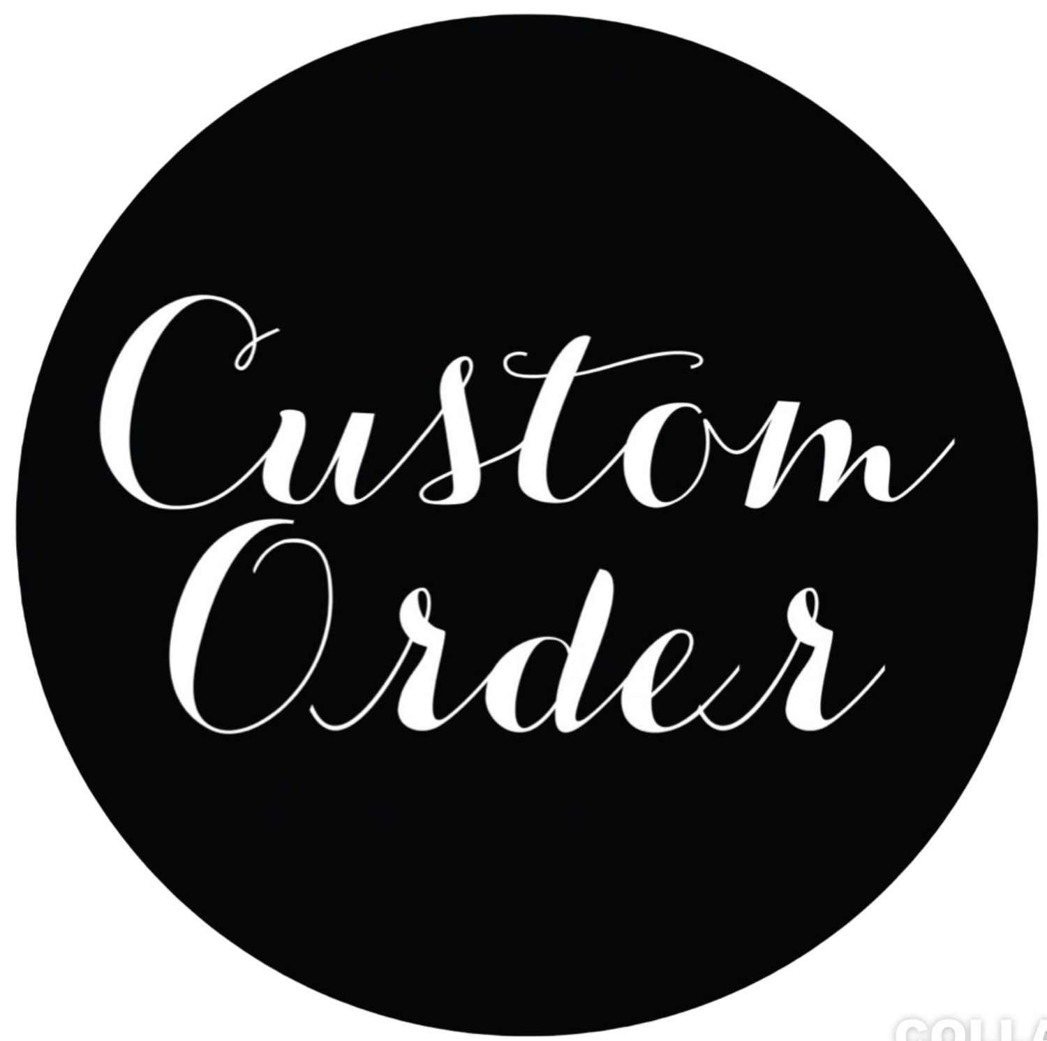 Custom Order for Graham & Marjorie