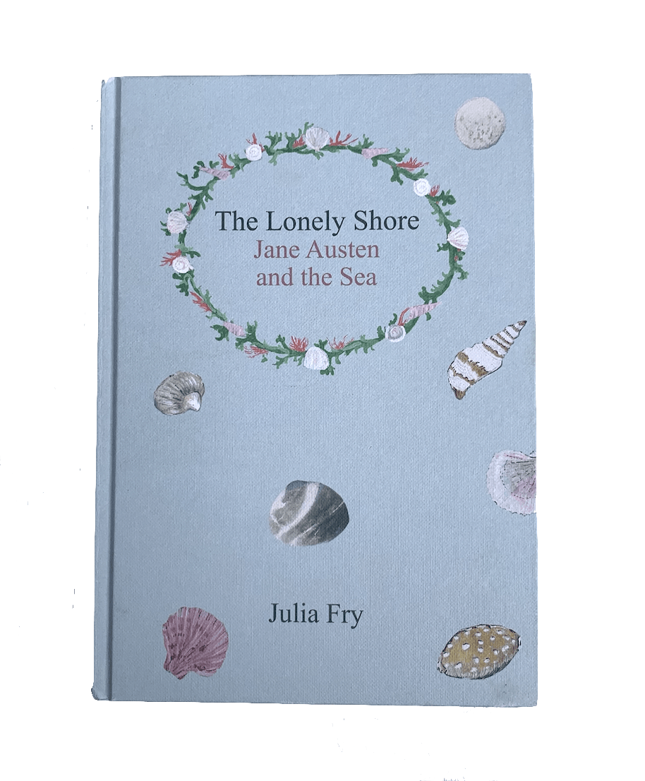 The Lonely Shore - Jane Austen and the Sea and pack of 6 cards, each with an illustration from Julia Fry's Austen Chronicles.