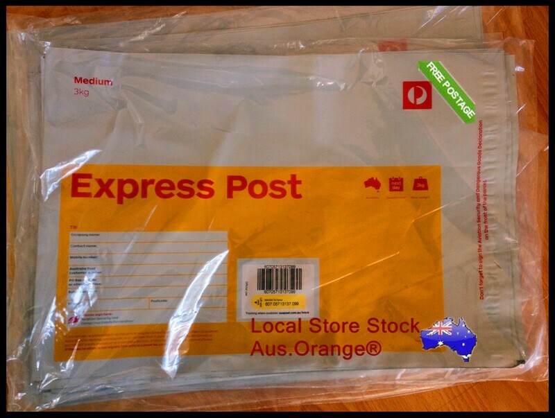10 X 3kg Express Prepaid Australia Post satchel with tracking