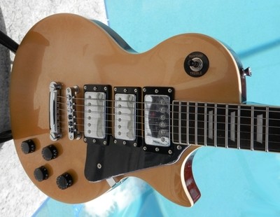RARE > Elite Style Proline Goldltop Electric Guitar LP-GTFR Goldtop 3 Frampton style