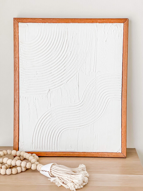 Framed Textured Wall Art