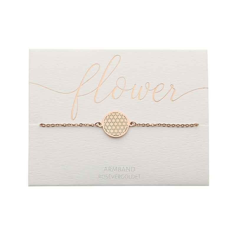 Armband &quot;Blume des Lebens rosé&quot;