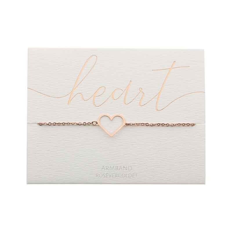 Armband &quot;Heart rosé&quot;