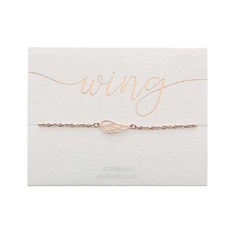 Armband &quot;Engelsflügel rosé&quot;