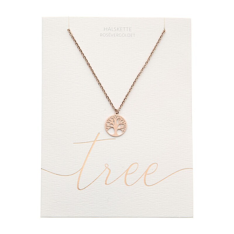 Halskette &quot;Baum des Lebens rosé&quot;