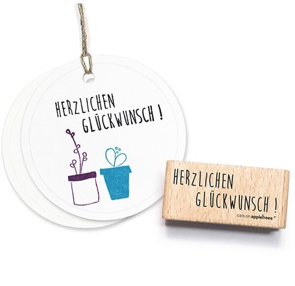 Stempel Herzlichen Glückwunsch