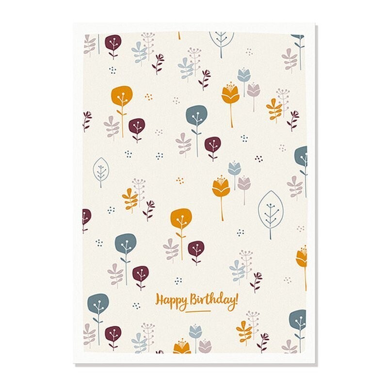 Postkarte Happy Birthday