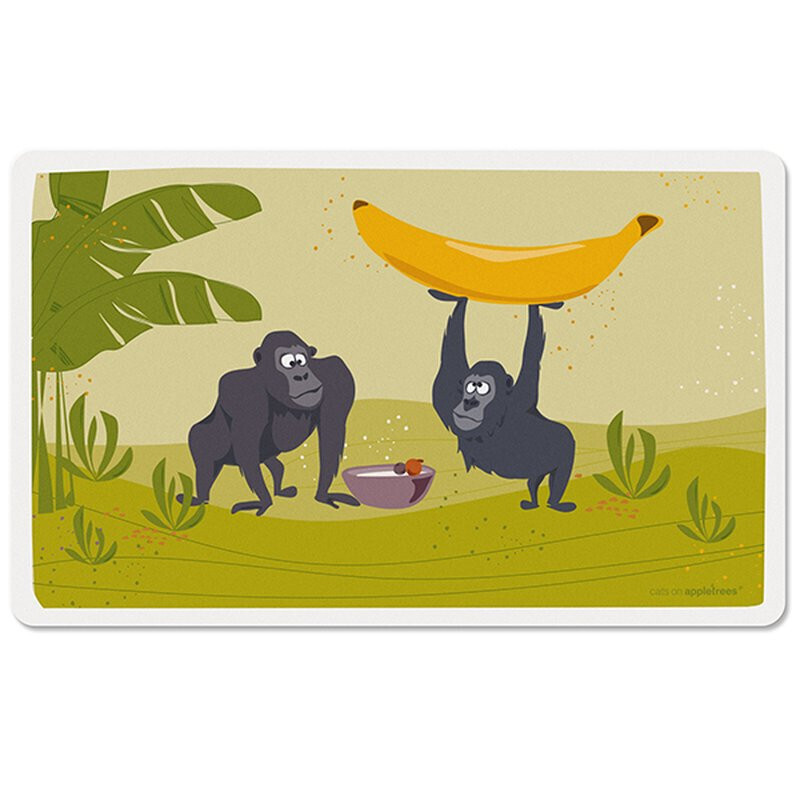 Frühstücksbrettchen Gorillas
