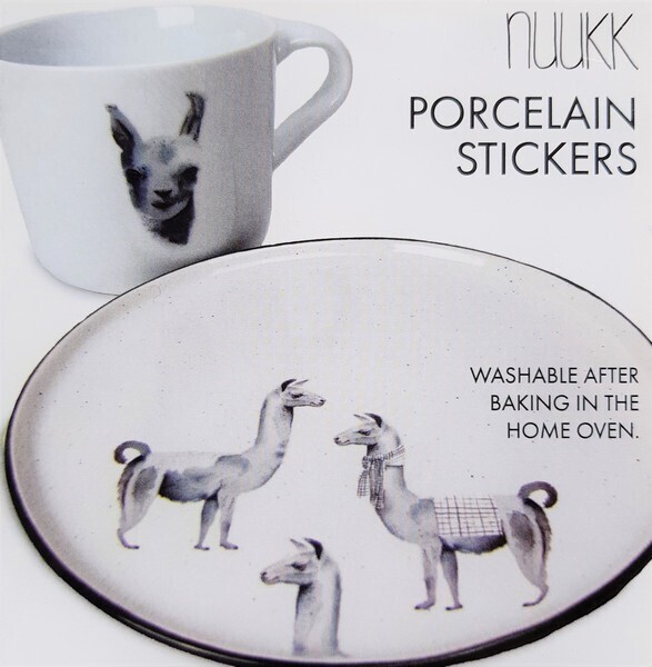 Nuukk Porzellansticker Lamas