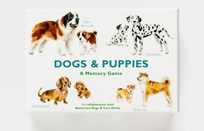 Memo-Spiel Dogs & Puppies (englisch)