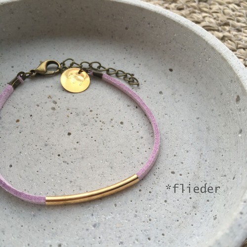 Hippie Armband in flieder