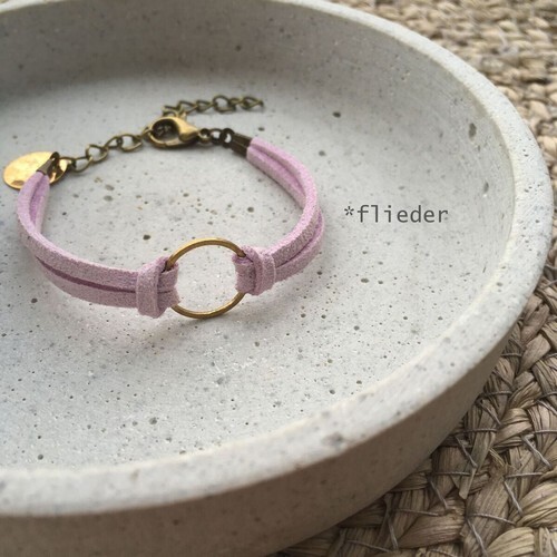 Blumenkind Armband in flieder