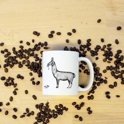 Kaffeetasse Lama