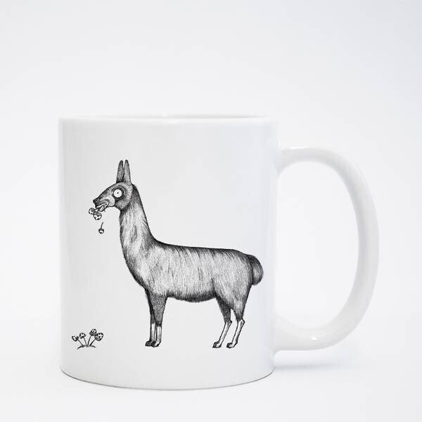 Kaffeetasse Lama