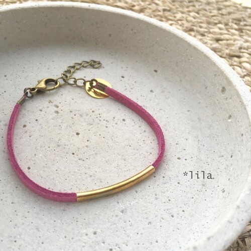 Hippie Armband in lila