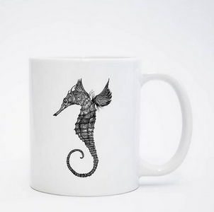 Kaffeetasse Seepferdchen