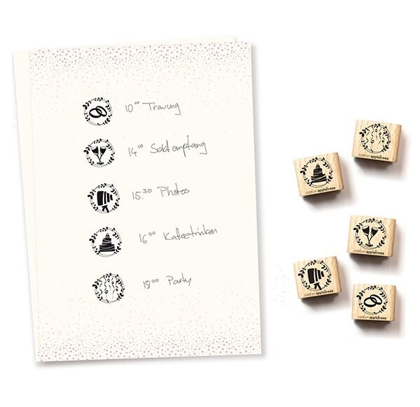 Stempel Set Hochzeit