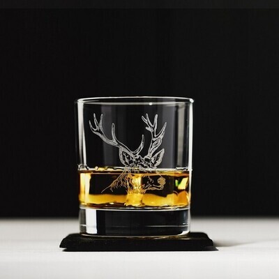 Scotch Whiskey Glas Hirsch