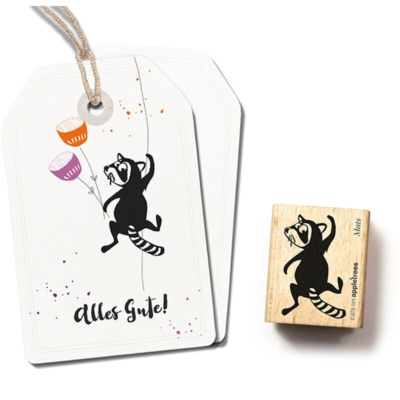 Stempel Waschbär Mats