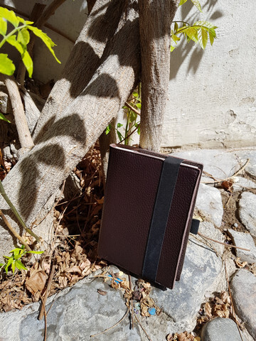 Notizbuch Leder braun