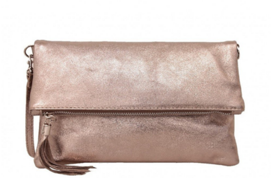 Leder Clutch / Umhängetasche