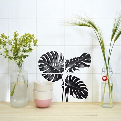 Fliesenaufkleber Monstera