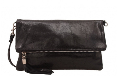 Leder Clutch / Umhängetasche