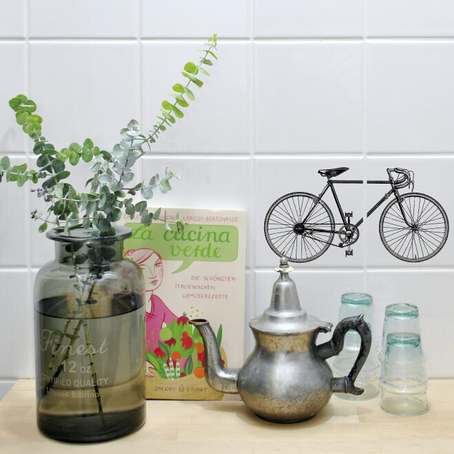 Fliesenaufkleber Velo