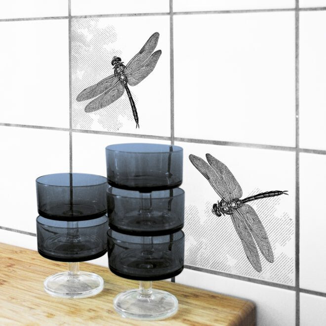 Fliesenaufkleber Libellen