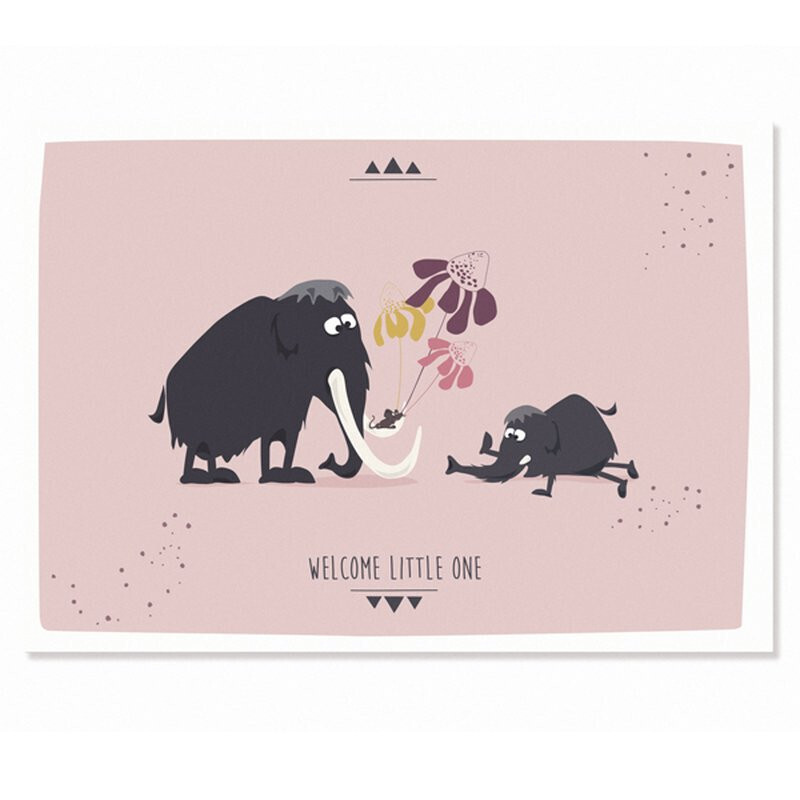 Postkarte Welcome