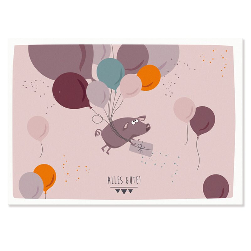 Postkarte Alles Gute