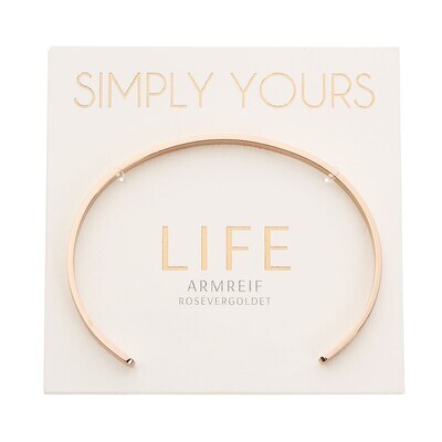 Armreif LIFE rosé gold