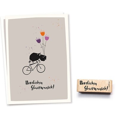 Stempel Herzlichen Glückwunsch