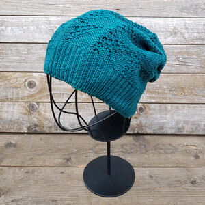 Baumwollmütze | Beanie petrol