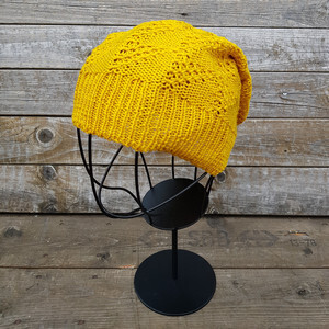 Baumwollmütze | Beanie ocker